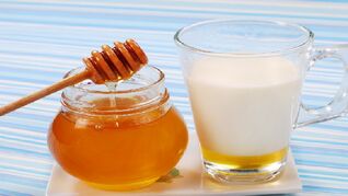 Γάλα και μέλι για ντους